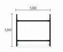 Andaime Cavalete 1m x 1m