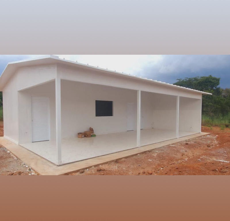 Modulo Habitável - Cozinha, 2 banheiros, área de vivência